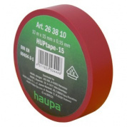 Изолента ПВХ Haupa, красный, 263872