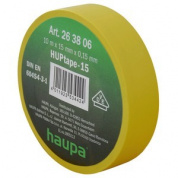 Изолента ПВХ Haupa, желтый, 263848