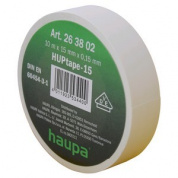 Изолента ПВХ Haupa, белый, 263824