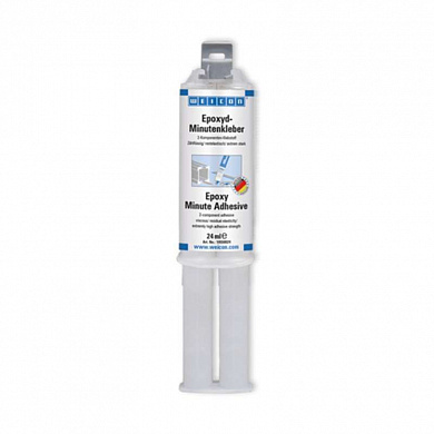 Эпоксидный клей Weicon Epoxy Minute Adhesive, минутный, прозрачный (24 мл) {wcn10550024}